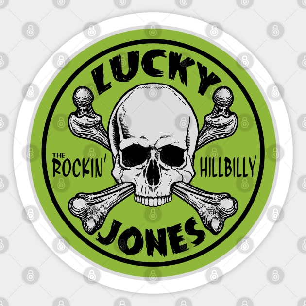 Lucky Jones Sticker by ShredBeard